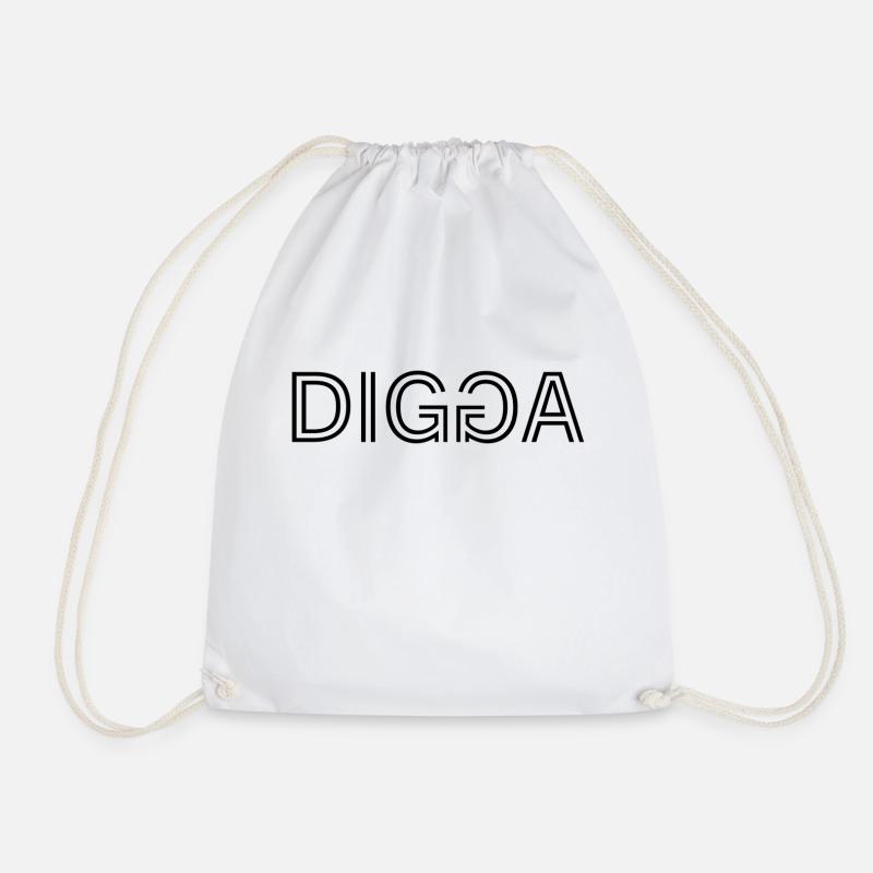 Digga - Turnbeutel - Weiß