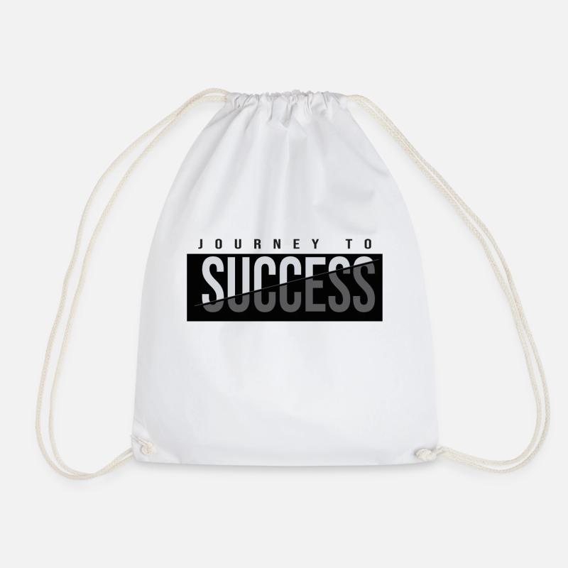 "Manextlevel J.T.S" - Drawstring Bag - white