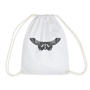 logo poitrine maori 37 noir - Sac de sport léger - blanc - Devant