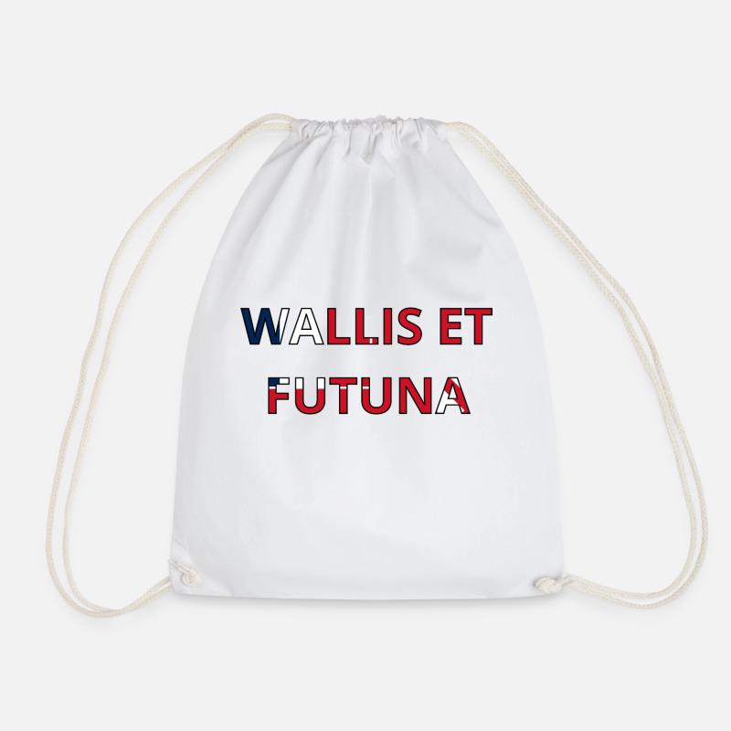 Drapeau Wallis et Futuna - Sac de sport léger - blanc