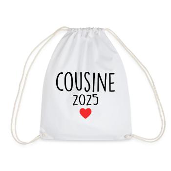 Cousine - Futur Cousine 2025 - Sac de sport léger - blanc - Devant