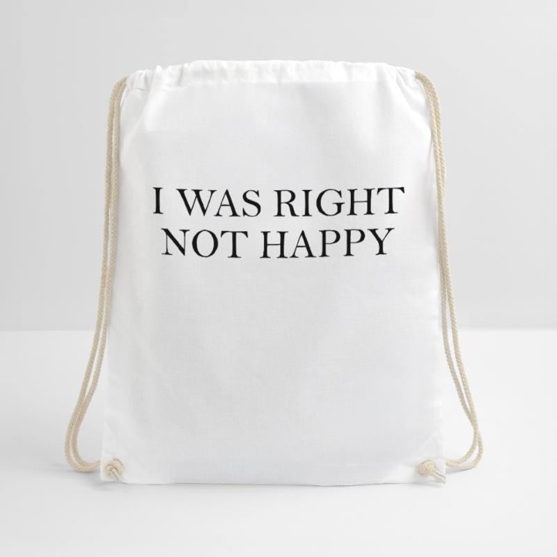 J’avais raison, je n’étais pas content Sac de sport léger