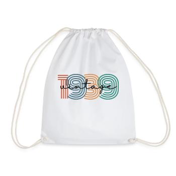 1939 Vintage Retro - Drawstring Bag - white - Front