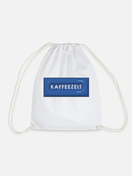 Kaffeezeit 1 - Turnbeutel - Weiß