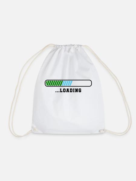 Loading - Drawstring Bag - white