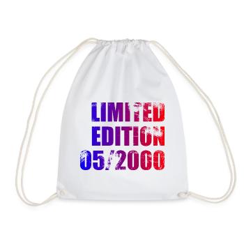 25e anniversaire Edition limitée 05/2000 - Sac de sport léger - blanc - Devant