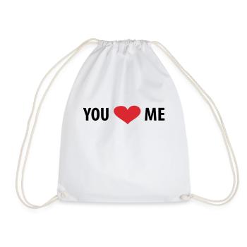 You love Me - Turnbeutel - Weiß - Vorne