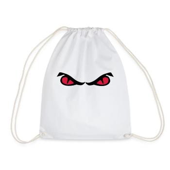 eyes - Drawstring Bag - white - Front