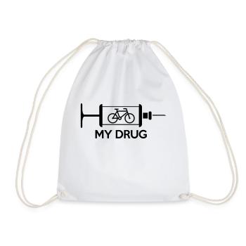 my drug - Turnbeutel - Weiß - Vorne