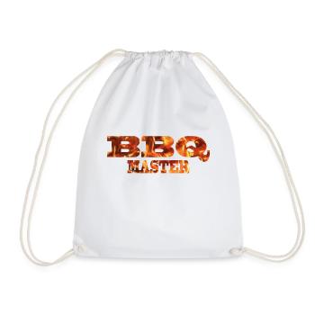 BBQ Master Griller Grill Master Gift - Drawstring Bag - white - Front