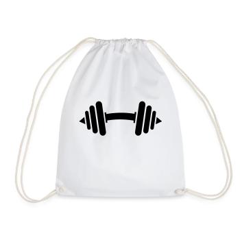kurzhantel__f1 - Sac de sport léger - blanc - Devant