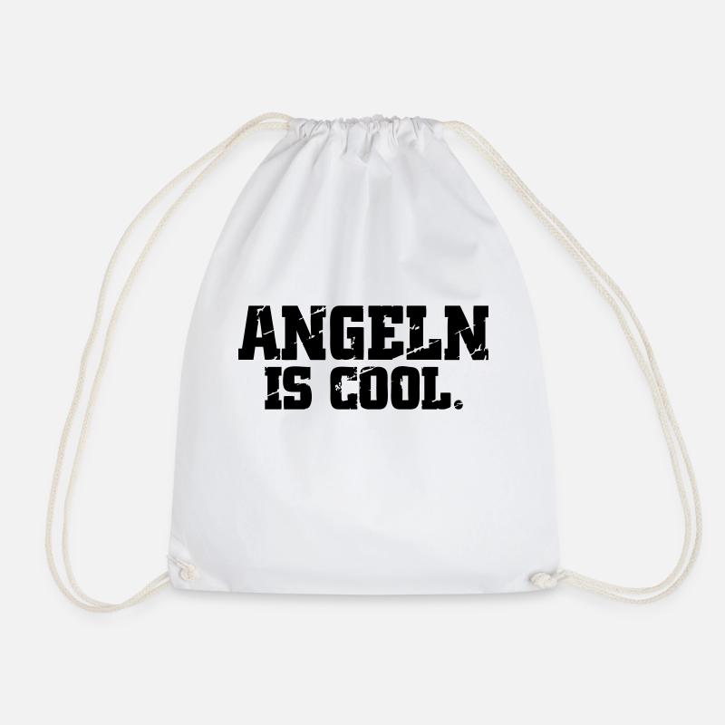 Angeln - Turnbeutel - Weiß