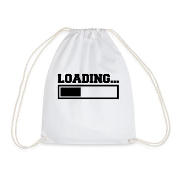 Loading - Drawstring Bag - white - Front