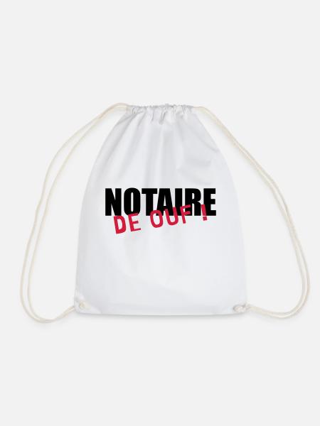 notaire / notariat / justice / droit - Sac de sport léger - blanc