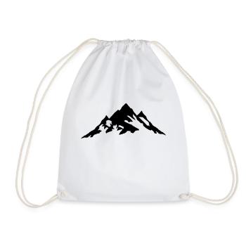 Mountain, Mountains - Montagne - Sac de sport léger - blanc - Devant
