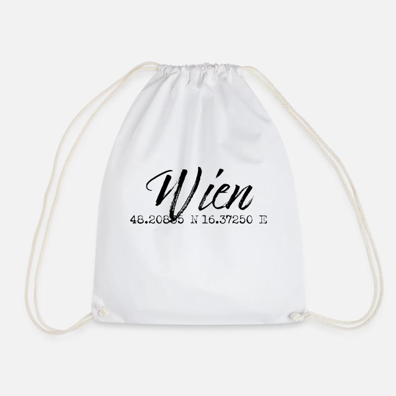 Vienna - Drawstring Bag - white