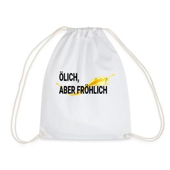 ÖLICH ABER FRÖHLICH - Turnbeutel - Weiß - Vorne