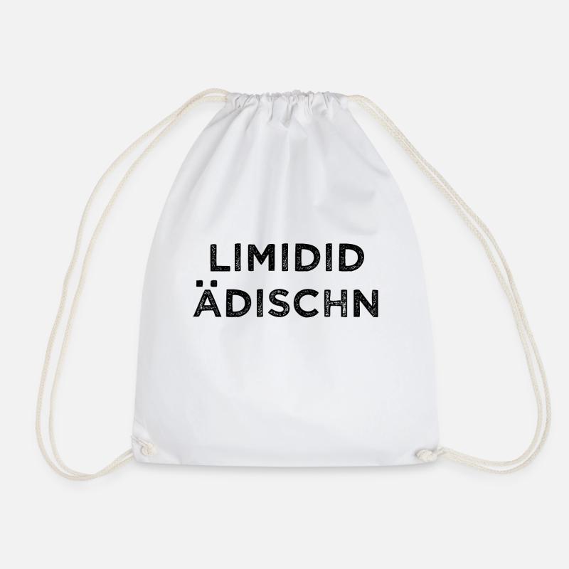 Limited Edition - sächsisch - Limidid Ädischn - Turnbeutel - Weiß