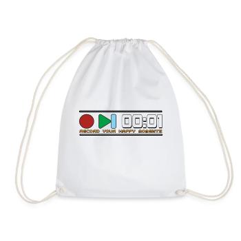 Record your happy moments - Sac de sport léger - blanc - Devant