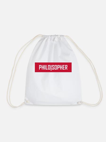 Philosopher - Turnbeutel - Weiß