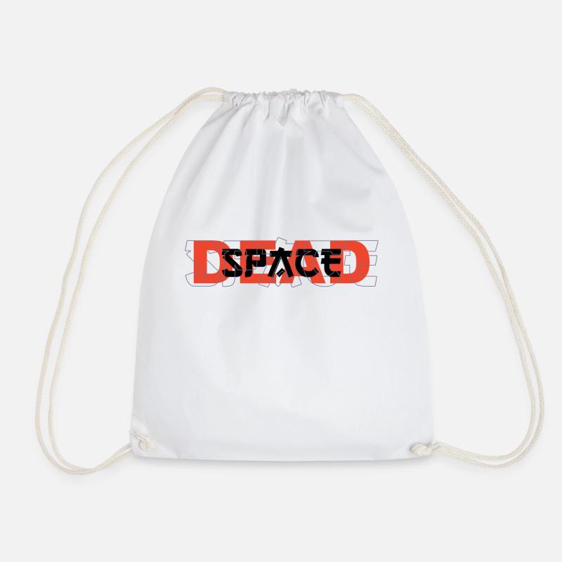 DEAD SPACE - Drawstring Bag - white