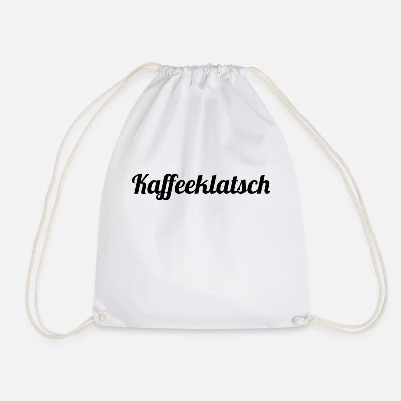 Kaffeeklatsch - Turnbeutel - Weiß