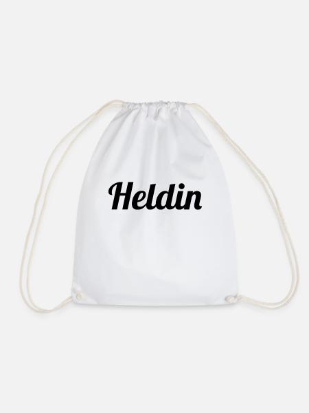 Heldin - Turnbeutel - Weiß