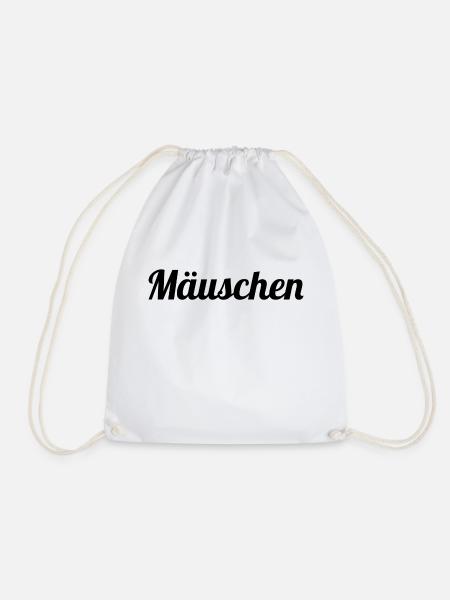 Mäuschen - Turnbeutel - Weiß