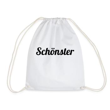 Schönster - Turnbeutel - Weiß - Vorne