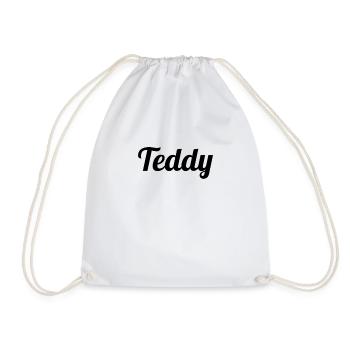 Teddy - Turnbeutel - Weiß - Vorne