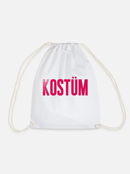 Kostüm - Turnbeutel - Weiß