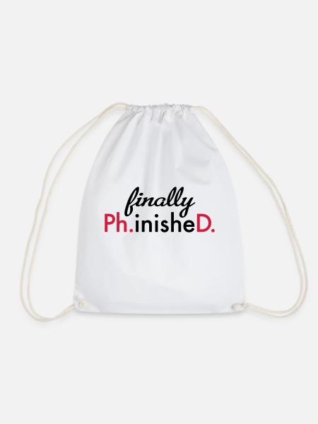 phd - Turnbeutel - Weiß