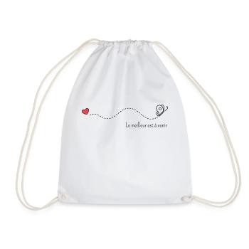 Le meilleur est à venir - Sac de sport léger - blanc - Devant