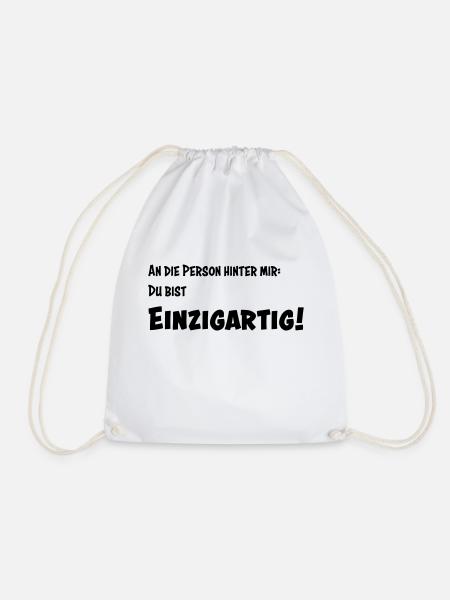 Einzigartig - Turnbeutel - Weiß