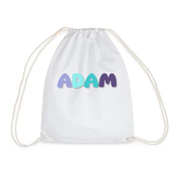 Nom - Adam - Sac de sport léger - blanc - Devant
