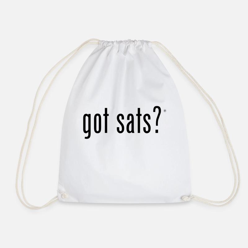 got sats? - Turnbeutel - Weiß