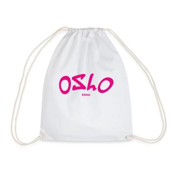 Oslo - Norwegen - Norway - Turnbeutel - Weiß - Vorne