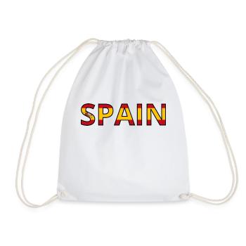Drapeau Spain - Sac de sport léger - blanc - Devant
