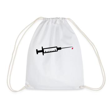 Seringue - Sac de sport léger - blanc - Devant