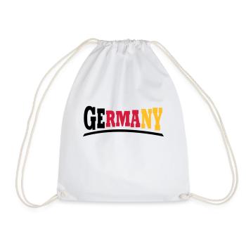 Germany - Turnbeutel - Weiß - Vorne