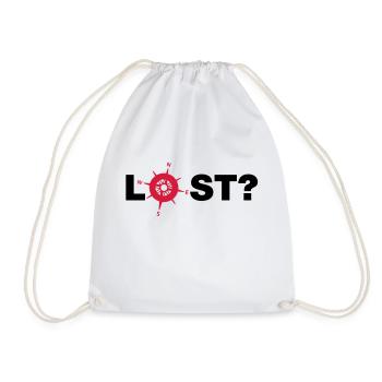 lost__f2 - Turnbeutel - Weiß - Vorne