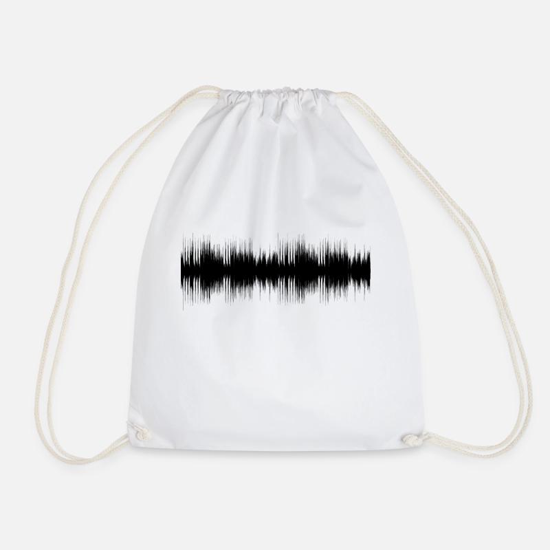 Audio - Drawstring Bag - white