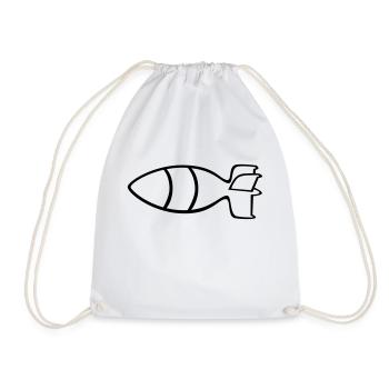 bide - Sac de sport léger - blanc - Devant