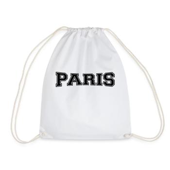 Paris - Turnbeutel - Weiß - Vorne