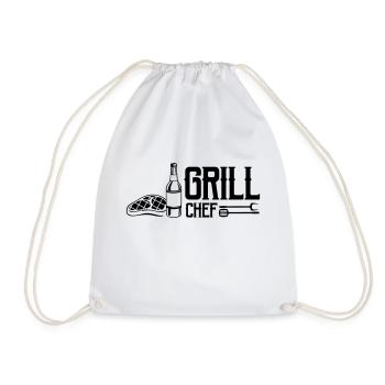 grill chef - Turnbeutel - Weiß - Vorne