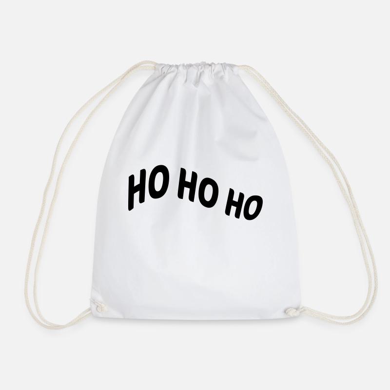 Ho Ho Ho - Turnbeutel - Weiß