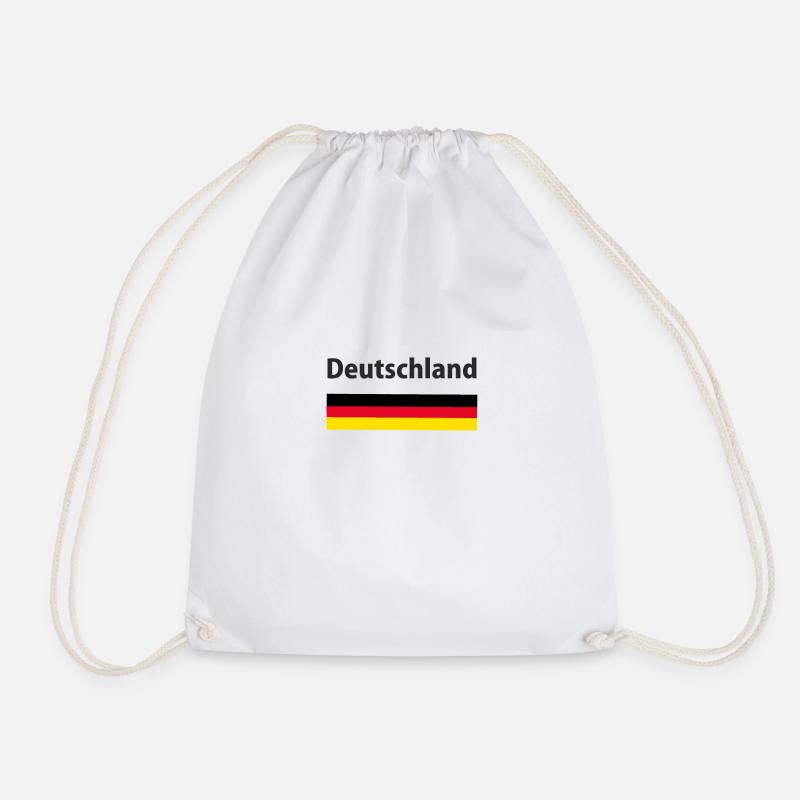 Deutschland - Turnbeutel - Weiß
