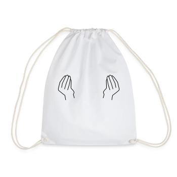 Aiguilles d’Italie - Sac de sport léger - blanc - Devant