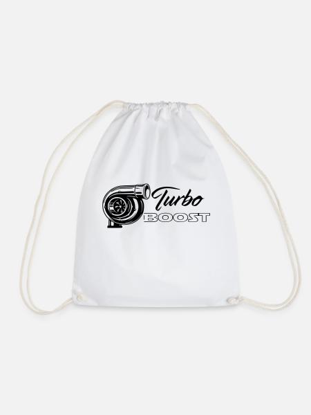 Turbo Boost - Turnbeutel - Weiß