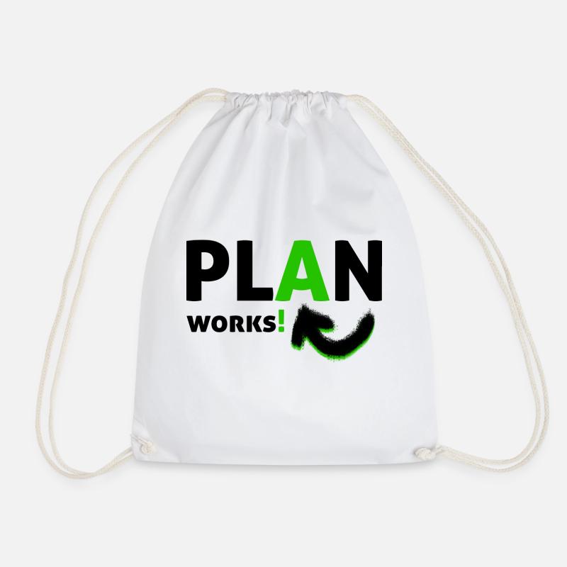 plan a - Turnbeutel - Weiß